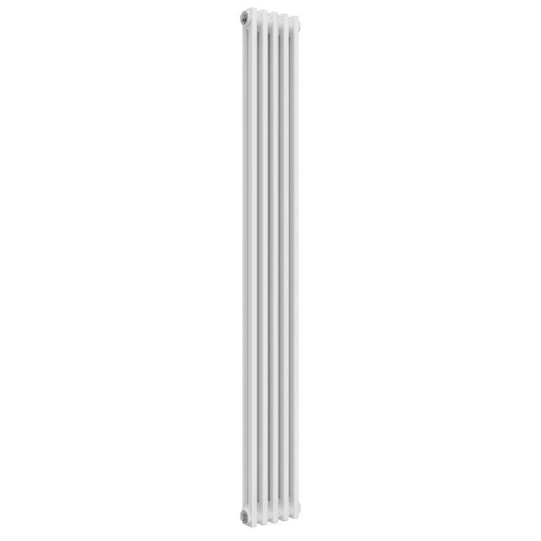 HEATWICK Heritage 1800mm White Vertical Column 2 Radiator 3 Sizes-245-335-425mm - Image 9